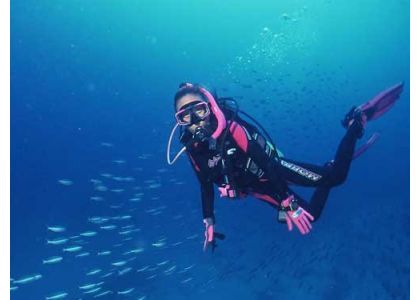What is scuba diving?